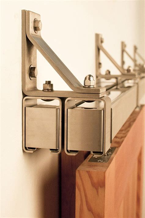 stainless steel box rail sliding hardware|sliding barn door track hardware.